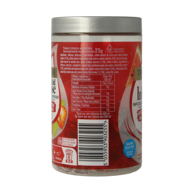 Twinings Cold Infuse Watermelon Strawberry Mint 10 Bags