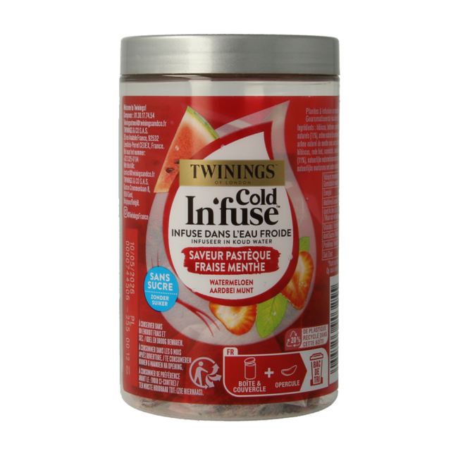 Twinings Cold Infuse Anguria Fragola Menta 10 Bustine
