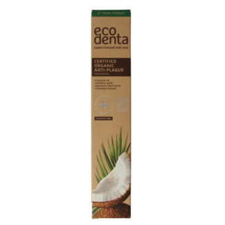Ecodenta Dentifrice bio anti-plaque 75 millilitres