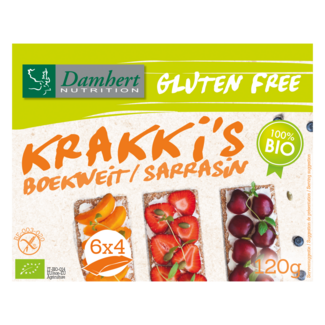 Damhert Damhert Buchweizen Krakkis glutenfrei Bio 100 Gramm