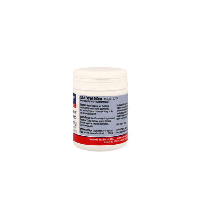 Extracto de Sabal (saw palmetto) de Lamberts 60 Cápsulas
