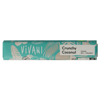 Vivani Vivani Chocolate To Go crunchy coconut vegan bio 35 Gram