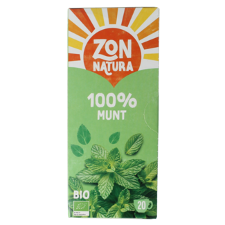 Zonnatura Zonnatura Mint Tea 100% Organic 20 Bags