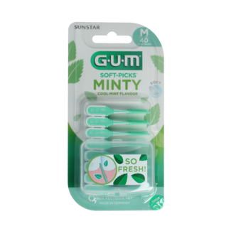 GUM Soft-Picks Comfort Flex Mint Medium 40 Pieces