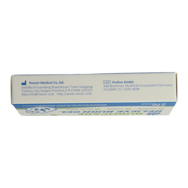 Gel Burncare en sobre de 3,5 gramos, 6,00 Unidades