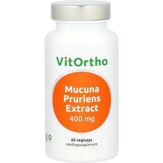 VitOrtho VitOrtho Mucuna pruriens extract 400 mg 60 Vegetarische capsules