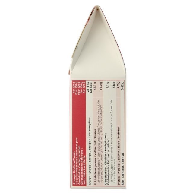 Corazón de chocolate praliné de avellana bio 100 gramos