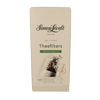Simon Levelt Filtro de té grande de papel 100 unidades