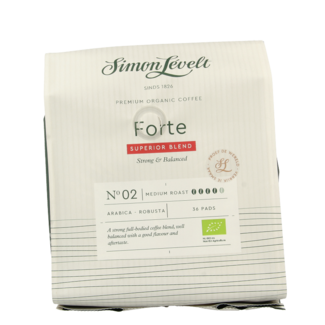 Simon Levelt Kaffeepads Forte Superior Blend Bio 36 Stück