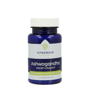 Vitakruid Ashwagandha 5% withanolidi KSM-66 & Bioperine 60 capsule vegetali