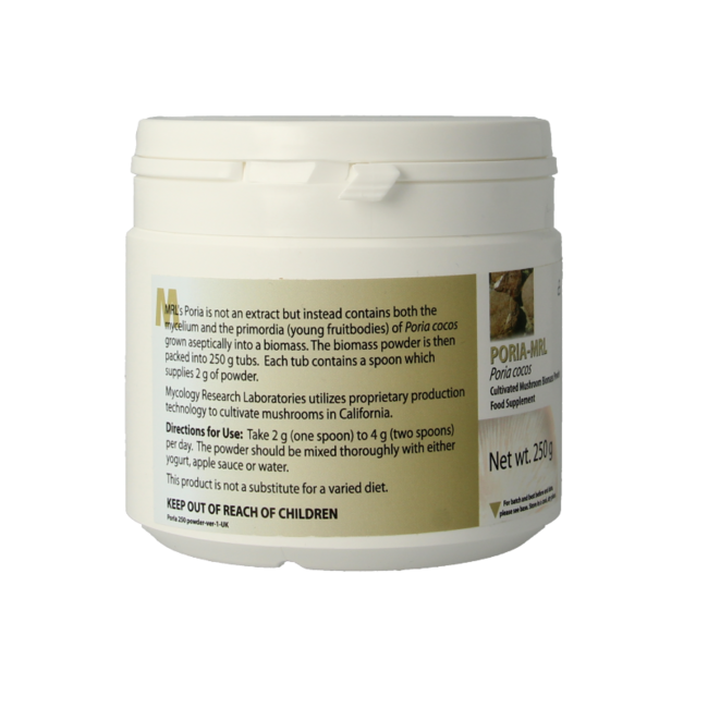 MRL Poria polvo bio 250,00 gramos