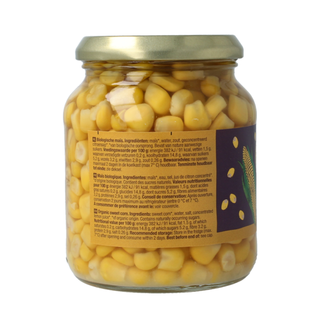 Mais bio 340 Gram