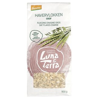Luna E Terra Flocons d'avoine gros Demeter bio 500 g