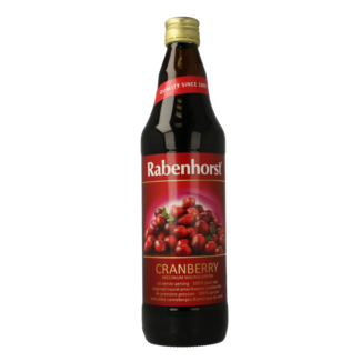 Rabenhorst Rabenhorst Cranberry-Saft pur Bio 750 Milliliter