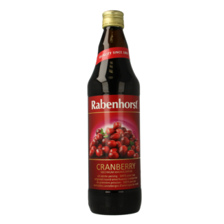 Rabenhorst Rabenhorst Zumo de arándano rojo puro bio 750 mililitros