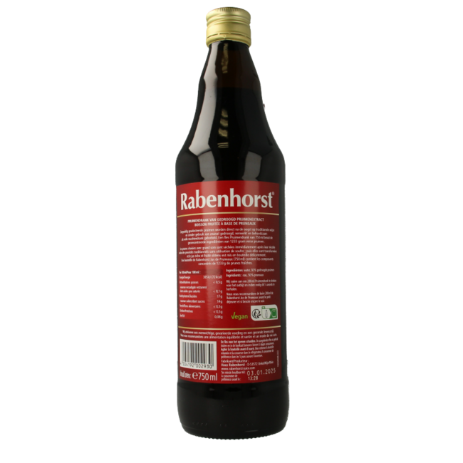 Rabenhorst Pruimensap 750 Milliliter