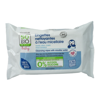 So Bio Etic Salviette micellari per neonati 70 pezzi