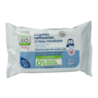 So Bio Etic So'BiO étic Baby Mizellen-Reinigungstücher 70 Stück