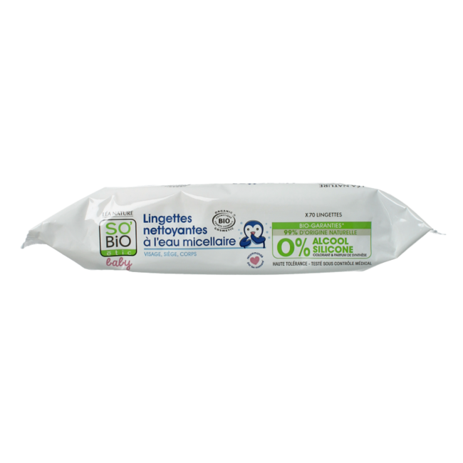 Baby wipes micellair 70 Stuks