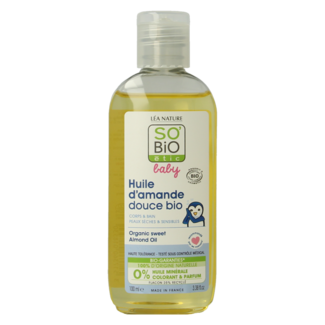 So Bio Etic Baby almond oil 100 Millilitres