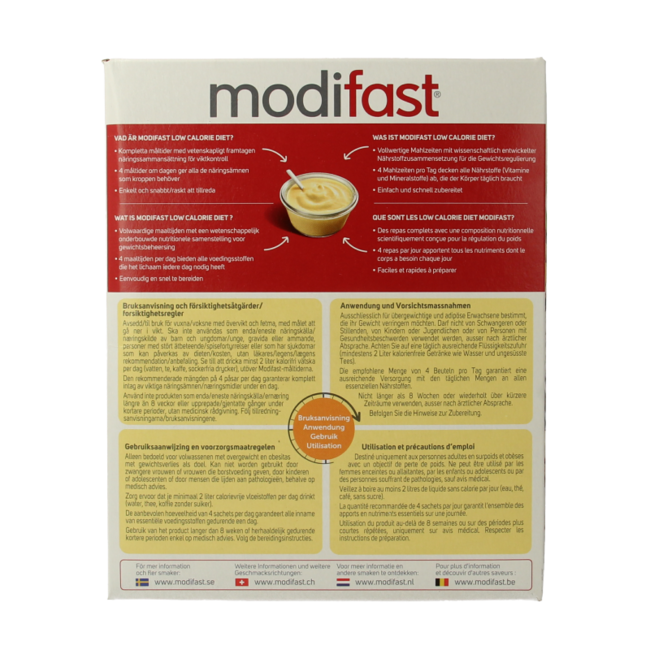 Modifast Intensive pudding vainilla 440 gramos