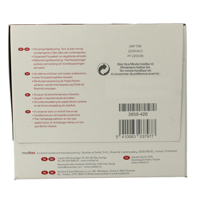 Modifast Intensive budino vaniglia 440 Grammi