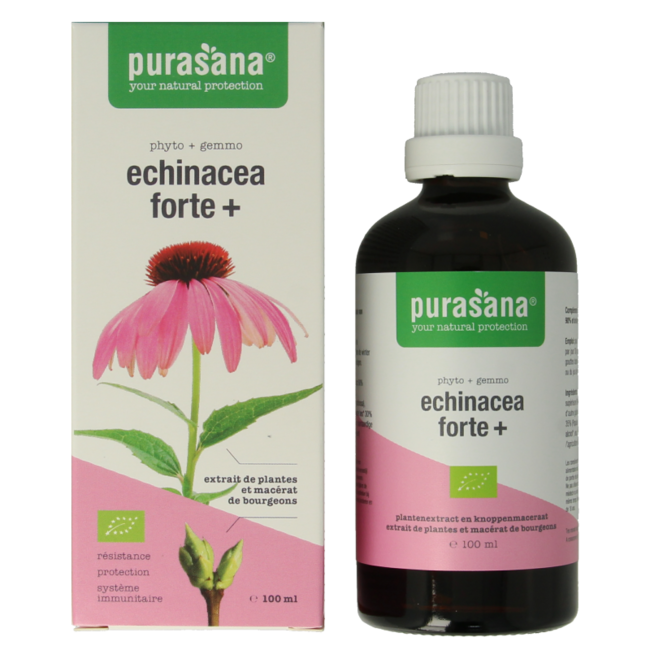 Purasana Echinacea forte + vegan bio 100 mililitros