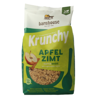 Barnhouse Krunchy manzana canela bio 375 gramos