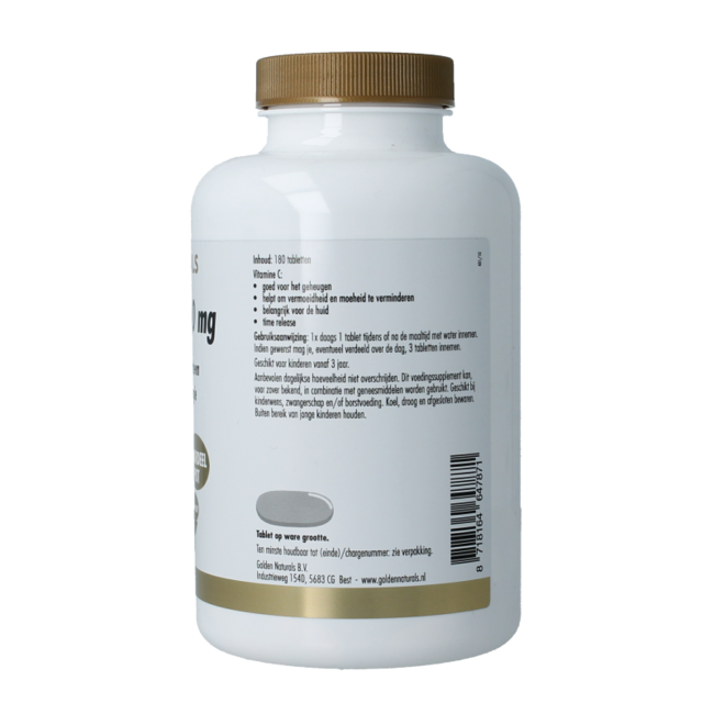 Vitamina C 1000 mg con escaramujo 180 comprimidos