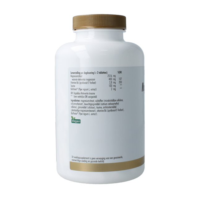 Citrato de magnesio 400 mg 180 comprimidos