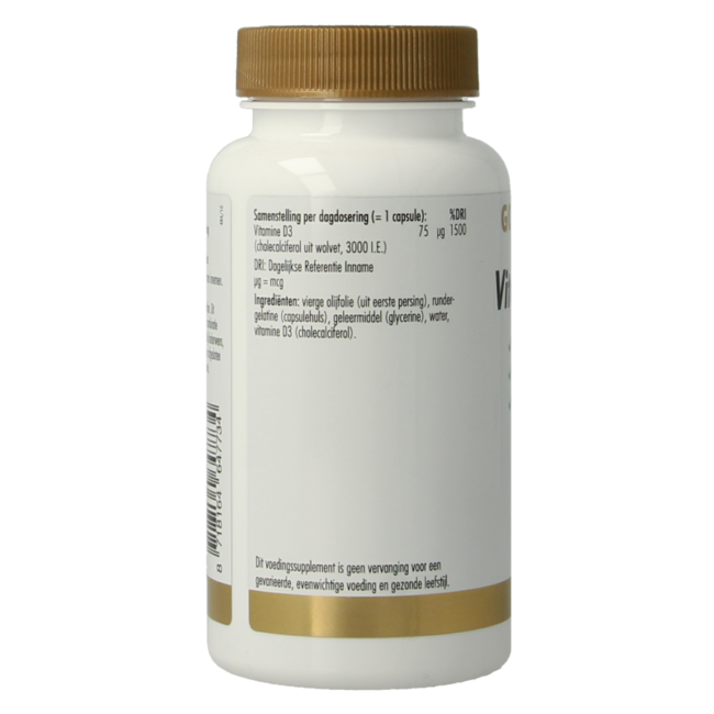 Vitamin D3 75 mcg 120 Softgels