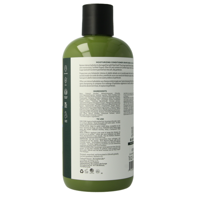 Après-shampooing Petal Fresh pépins de raisin et huile d'olive 475 ml