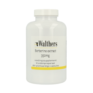 Walthers Walthers Berberine extract 350mg 180,00 cápsulas vegetales