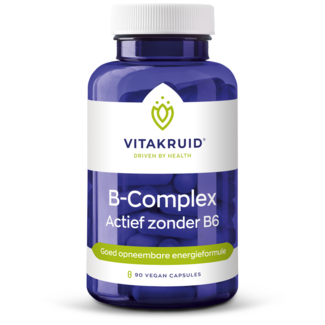 Vitakruid B-Complex actif sans B6 90 Gélules végétariennes