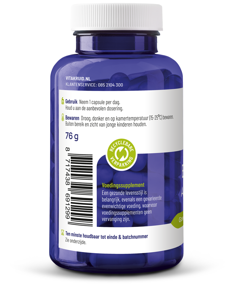 B-Complex active without B6 90 Vegetarian capsules - VitAdvice BV