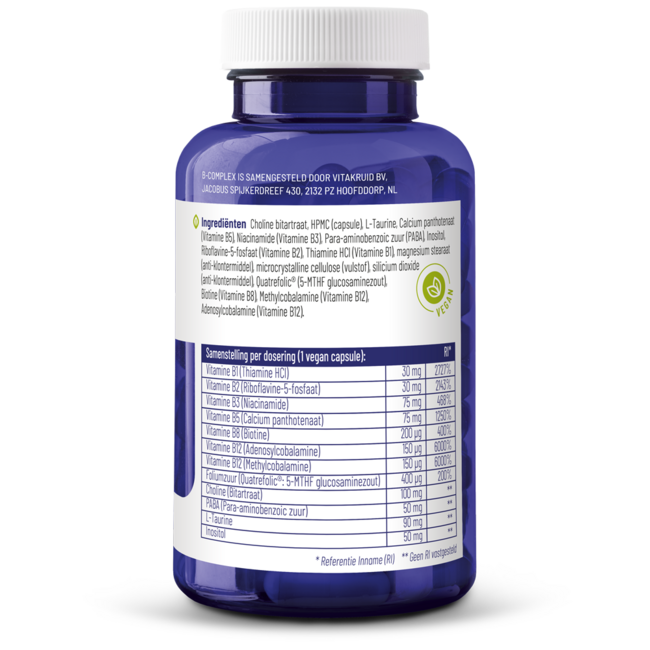 B-Complex active without B6 90 Vegetarian capsules