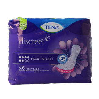 Tena TENA Discreet Maxi Night 6 unidades
