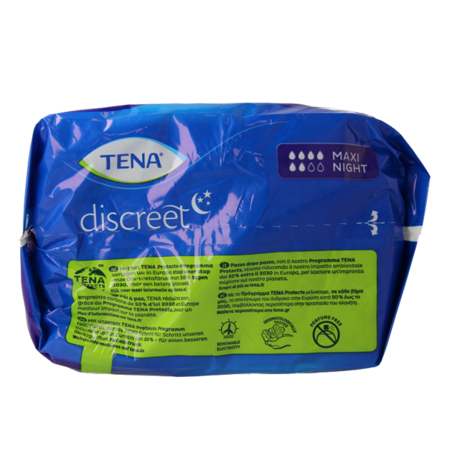 TENA Discreet Maxi Night - 6 Pack