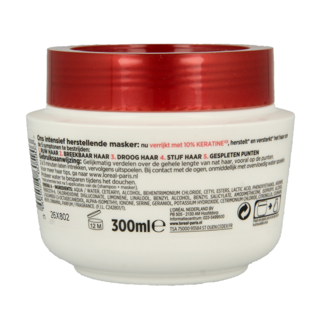 Maschera Elvive Total Repair 300 Millilitri
