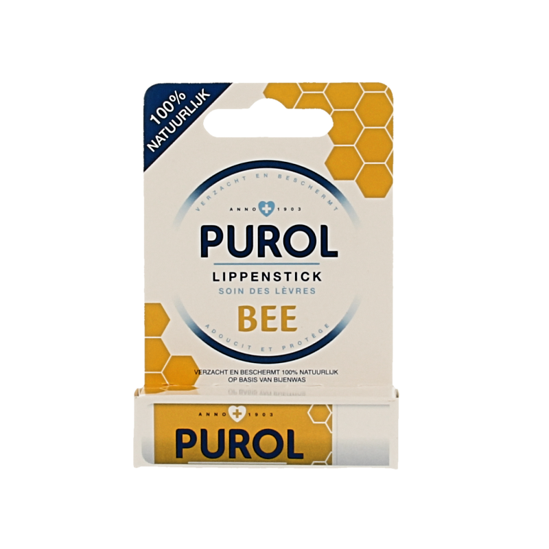 Purol Bálsamo labial de abeja en barra 4,8 gramos