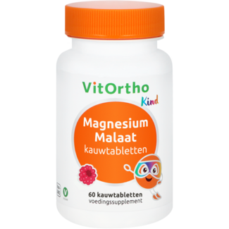 VitOrtho Malato de magnesio para niños 60 comprimidos masticables