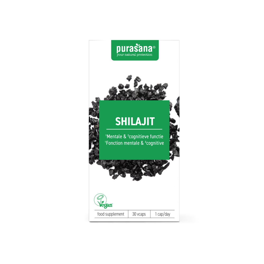 Purasana Shilajit 500mg - Vitalità e Supporto Cognitivo