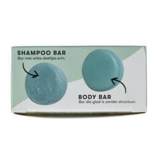 Shampoobars Mini shampoing & savon corps eucalyptus & tea tree 20 grammes