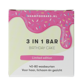 Solyd Barra 3 in 1 bar birthday cake 60 Gram