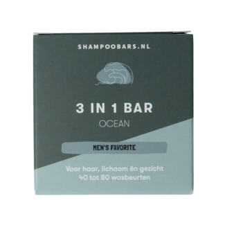 Shampoobars Barre 3-en-1 ocean 60 Gram