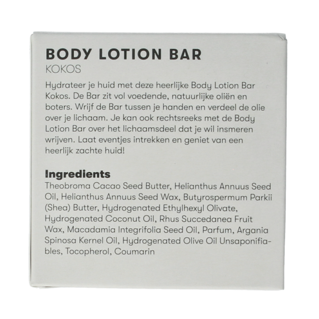 Body lotion bar coconut 45 Gram