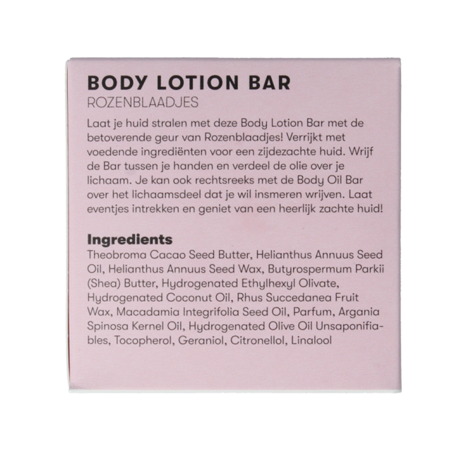 Body lotion bar rozenblaadjes 45 Gram