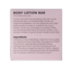 Body lotion bar rose petals 45 Gram