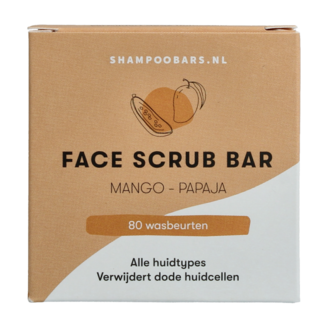 Shampoobars Face bar mango y papaya 60 gramos