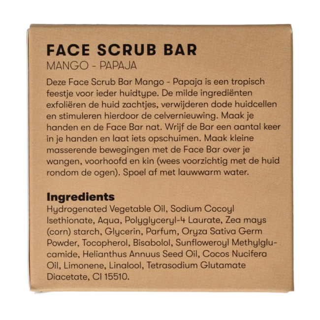 Face bar mango & papaja 60 Gram